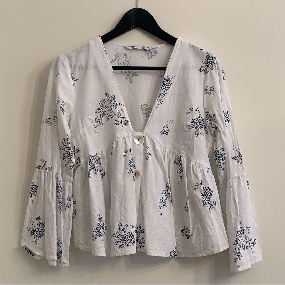 Zara | linen shirt